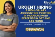Senior Accountant Job Varanasi GST Tax Auditing Tally Excel