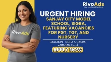 Jobs in Varanasi Teacher PGT TGT Sanjay City Model School Sigra