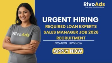 Required Loan Experts Sales Manager Job 2026 Recruitment
