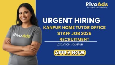 Kanpur Home Tutor Office Staff Job 2026 Recruitment