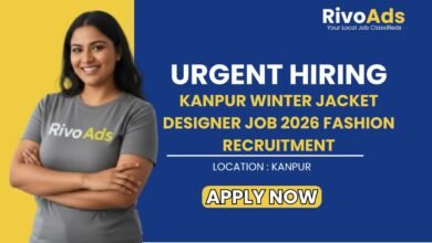 Kanpur Winter Jacket Designer Job 2026 Fashion Recruitment