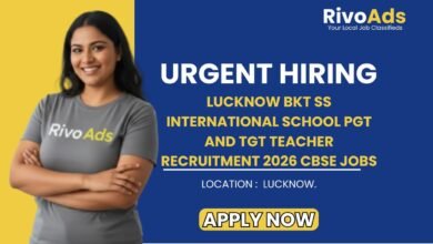 Lucknow BKT SS International School PGT and TGT Teacher Recruitment 2026 CBSE Jobs
