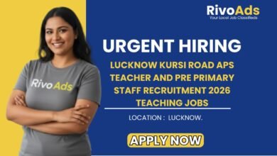 Lucknow Kursi Road APS Teacher and Pre Primary Staff Recruitment 2026 Teaching Jobs