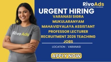 Varanasi Sigra Mukularanyam Mahavidyalaya Assistant Professor Lecturer Recruitment 2026 Teaching Jobs