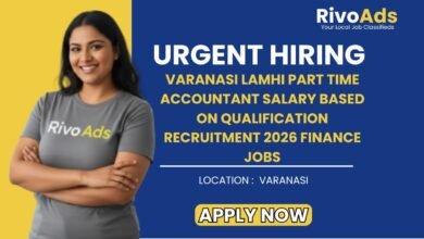 Varanasi Lamhi Part Time Accountant Salary Based on Qualification Recruitment 2026 Finance Jobs