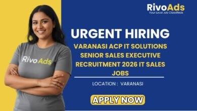 Varanasi ACP IT Solutions Senior Sales Executive Recruitment 2026 IT Sales Jobs
