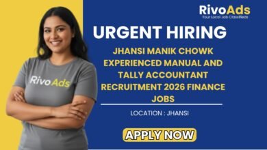 Jhansi Manik Chowk Experienced Manual and Tally Accountant Recruitment 2026 Finance Jobs