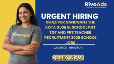 Ghazipur Nandganj The Kota Global School PGT TGT and PRT Teacher Recruitment 2026 School Jobs