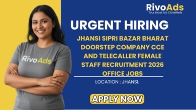 Jhansi Sipri Bazar Bharat Doorstep Company CCE and Telecaller Female Staff Recruitment 2026 Office Jobs