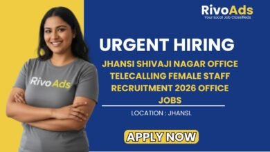 Jhansi Shivaji Nagar Office Telecalling Female Staff Recruitment 2026 Office Jobs