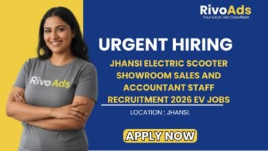 Jhansi Electric Scooter Showroom Sales and Accountant Staff Recruitment 2026 EV Jobs