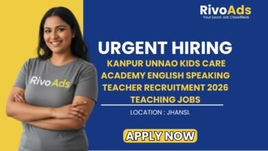Kanpur Unnao Kids Care Academy English Speaking Teacher Recruitment 2026 Teaching Jobs