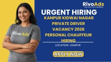 Kanpur Kidwai Nagar Private Driver Vacancy 2026 Personal Chauffeur Hiring