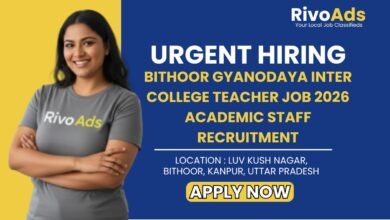 Bithoor Gyanodaya Inter College Teacher Job 2026 Academic Staff Recruitment