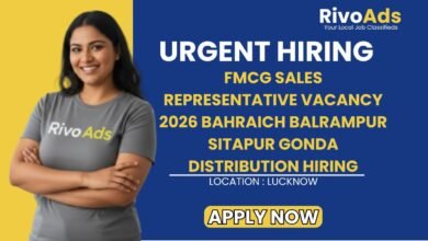 FMCG Sales Representative Vacancy 2026 Bahraich Balrampur Sitapur Gonda Distribution Hiring