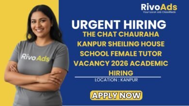 The Chat Chauraha Kanpur Sheiling House School Female Tutor Vacancy 2026 Academic Hiring
