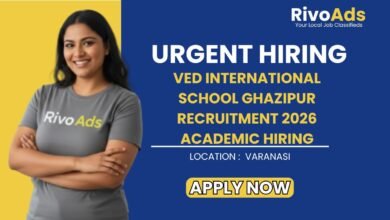 Ved International School Ghazipur Recruitment 2026 Academic Hiring