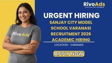 Sanjay City Model School Varanasi Recruitment 2026 Academic Hiring