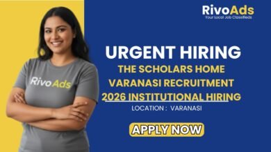 The Scholars Home Varanasi Recruitment 2026 Institutional Hiring
