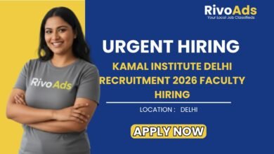 Kamal Institute Delhi Recruitment 2026 Faculty Hiring