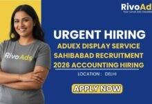 Aduex Display Service Sahibabad Recruitment 2026 Accounting Hiring