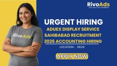 Aduex Display Service Sahibabad Recruitment 2026 Accounting Hiring