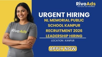 NL Memorial Public School Kanpur Recruitment 2026 Leadership Hiring