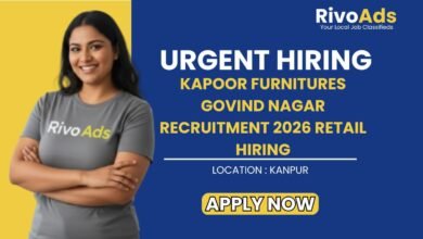 Kapoor Furnitures Govind Nagar Recruitment 2026 Retail Hiring