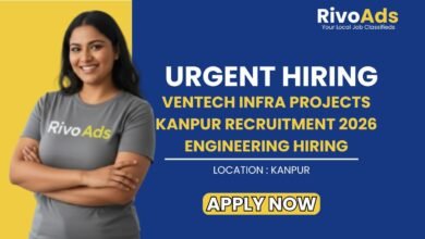 Ventech Infra Projects Kanpur Recruitment 2026 Engineering Hiring
