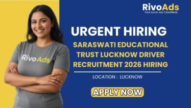 Saraswati Educational Trust Lucknow Driver Recruitment 2026 Hiring