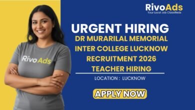 Dr Murarilal Memorial Inter College Lucknow Recruitment 2026 Teacher Hiring