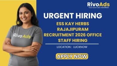 Ess Kay Herbs Rajajipuram Recruitment 2026 Office Staff Hiring