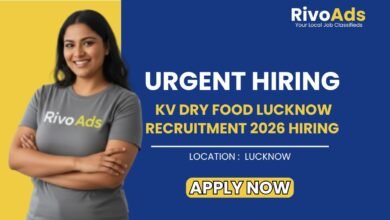 KV Dry Food Lucknow Recruitment 2026 Hiring