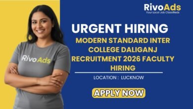 Modern Standard Inter College Daliganj Recruitment 2026 Faculty Hiring