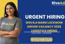 Shivaji Marg Lucknow Driver Vacancy 2026 Logistics Hiring