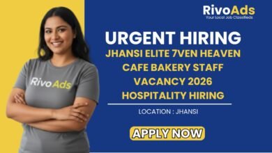 Jhansi Elite 7ven Heaven Cafe Bakery Staff Vacancy 2026 Hospitality Hiring