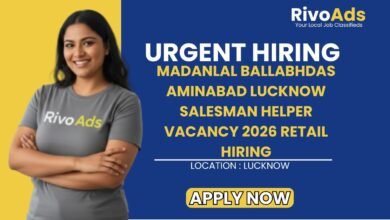Madanlal Ballabhdas Aminabad Lucknow Salesman Helper Vacancy 2026 Retail Hiring