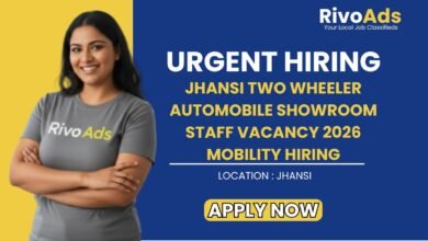 Jhansi Two Wheeler Automobile Showroom Staff Vacancy 2026 Mobility Hiring