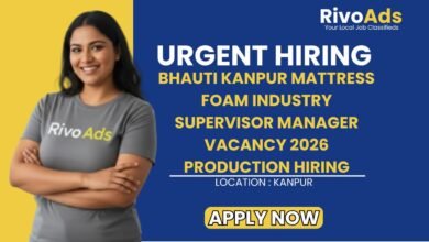 Bhauti Kanpur Mattress Foam Industry Supervisor Manager Vacancy 2026 Production Hiring