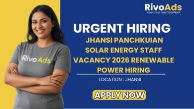 Jhansi Panchkuian Solar Energy Staff Vacancy 2026 Renewable Power Hiring