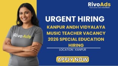 Kanpur Andh Vidyalaya Music Teacher Vacancy 2026 Special Education Hiring