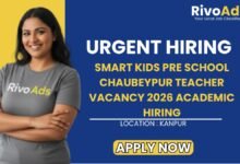 Smart Kids Pre School Chaubeypur Teacher Vacancy 2026 Academic Hiring