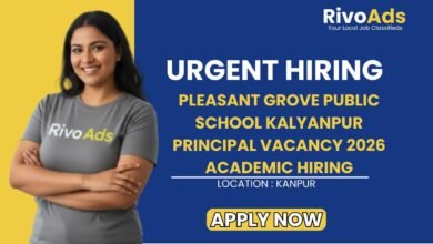 Pleasant Grove Public School Kalyanpur Principal Vacancy 2026 Academic Hiring