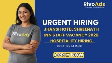 Jhansi Hotel Shreenath Inn Staff Vacancy 2026 Hospitality Hiring