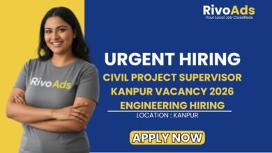 Civil Project Supervisor Kanpur Vacancy 2026 Engineering Hiring
