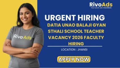 Datia Unao Balaji Gyan Sthali School Teacher Vacancy 2026 Faculty Hiring