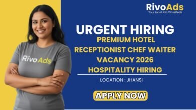 Premium Hotel Receptionist Chef Waiter Vacancy 2026 Hospitality Hiring