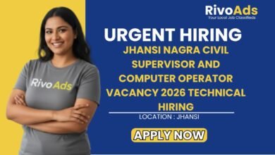 Jhansi Nagra Civil Supervisor and Computer Operator Vacancy 2026 Technical Hiring
