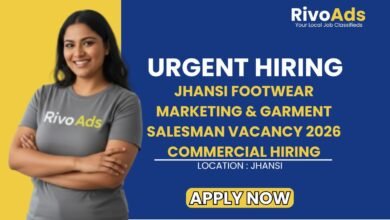Jhansi Footwear Marketing & Garment Salesman Vacancy 2026 Commercial Hiring