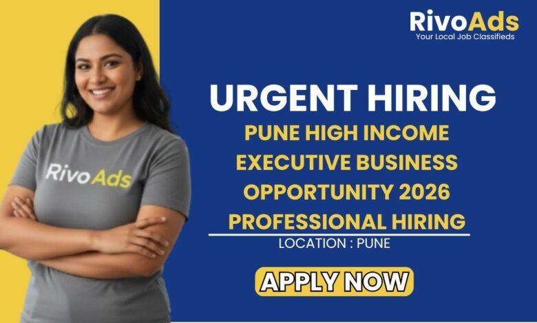 Pune High Income Executive Business Opportunity 2026 Professional Hiring